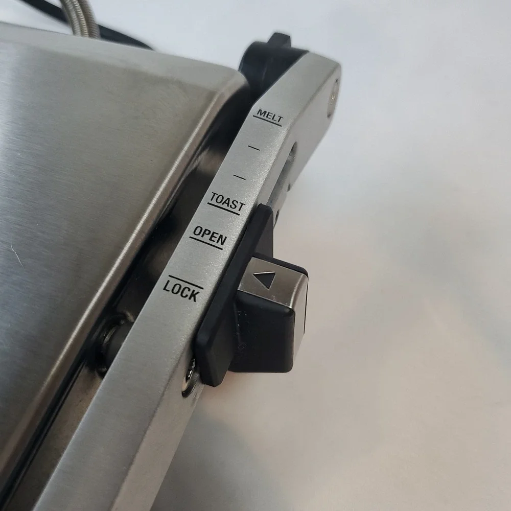Breville Panini Duo BSG520XL Electric Sandwich Maker Nonstick Stainless WORKING